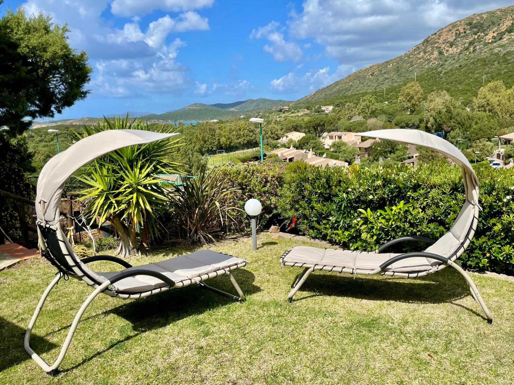 Villa Perdalonga, Vista Mare Sea View Tuerredda Teulada Exteriör bild